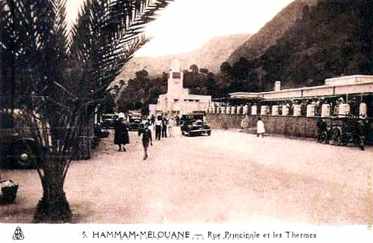 Hammam-Melouane - Rue Principale et Thermes.jpg
